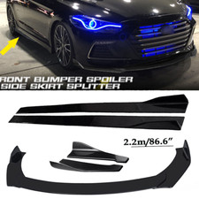 Front Bumper Lip Spoiler Splitter 86.6 Side Skirt Body Kit For Hyundai