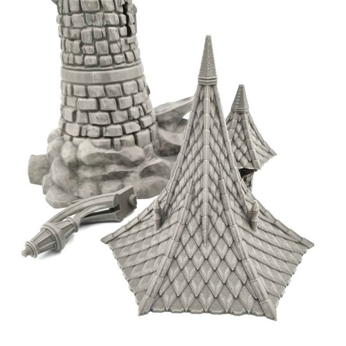 Fantasy AoS Crow Tower FÜR Warhammer D&D gedruckt Landschaft Gelände FÜR LOTR - Bild 3 von 4