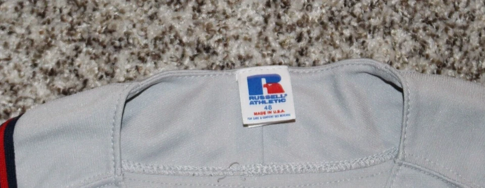 Authentic Chipper Jones Atlanta Braves 1995 World Series Jersey Size 48 Russell - Image 3 of 3