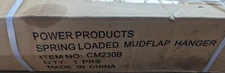 CM230B Mud Flap Hanger Kit Spring Loaded BLACK (GUD)