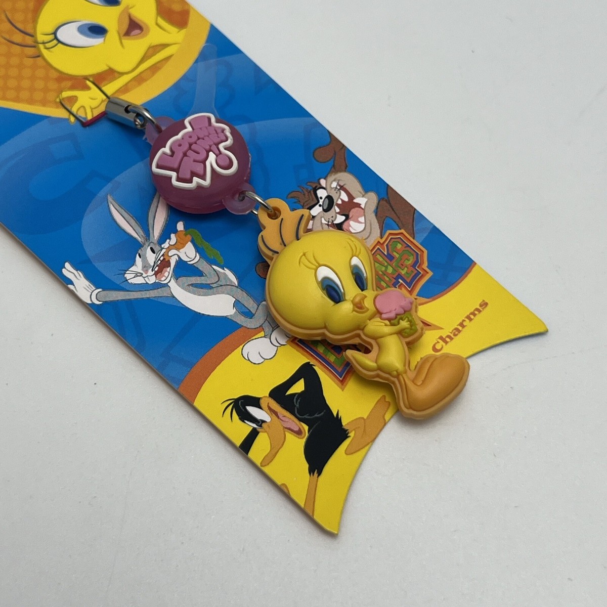 Official Looney Tunes Tweety 3D Double-Sided Charm Strap for Key