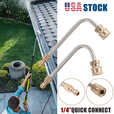 #ad 4000PSI Washer Extension Rod Gutter Cleaner Wand Attachment High Pressure Rod $11.99