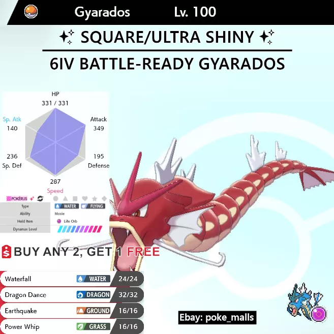 6IV Ultra Shiny Celesteela Pokemon Sword and Shield (Square Shiny)