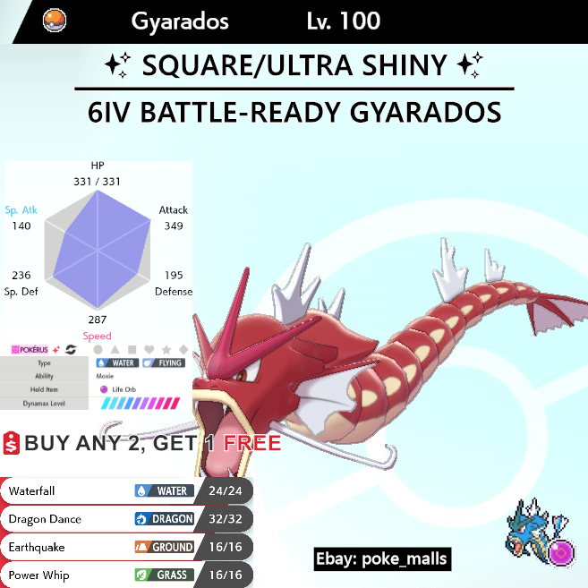 Mega Abomasnow • UU: Swords Dance • Battle-Ready, 6IVS, Shiny, Customi