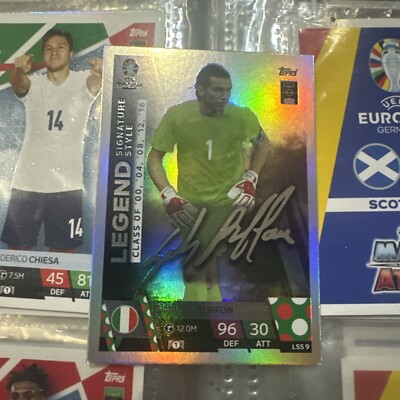 Topps Match Attax EURO 2024 Signature Style Legend Gianluigi Buffon (LSS 9)