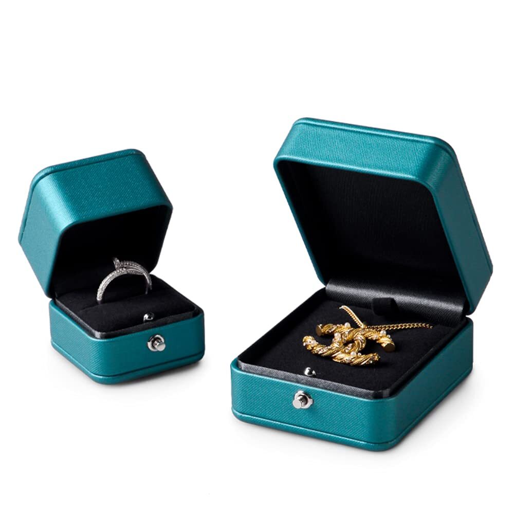 Oirlv Luxury Leather Necklace Gift Box Christmas Necklace Pendant Gift Box(Te...