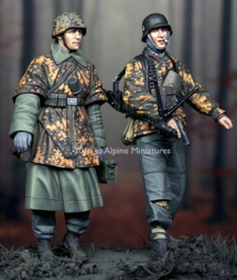 Alpine Miniatures 35213, KG Hansen at Poteau Set #1 (2 Figuren), Maßstab 1:35