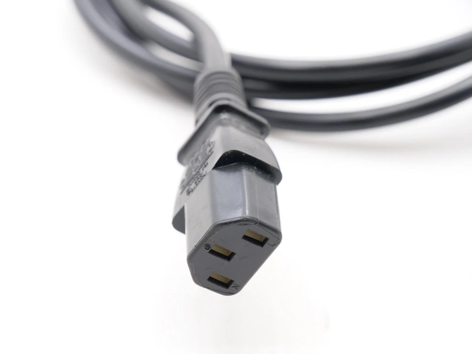 STRAIGHT ANGLE EU POWER CABLE PLUG SHENG AC EXTENSION CORD 1.8m 6ft CEE C13 - Image 4 of 4