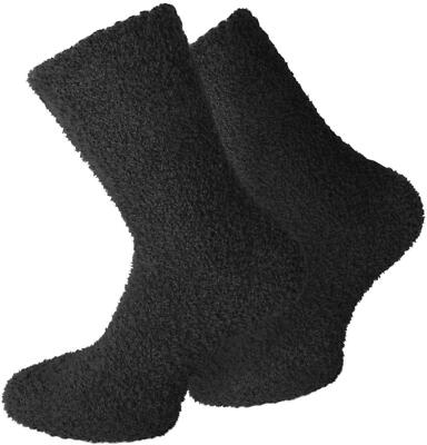 Kuschelsocken Bettsocken Wintersocken 2 Paar Flauschige Socken 39-42 + 43-46
