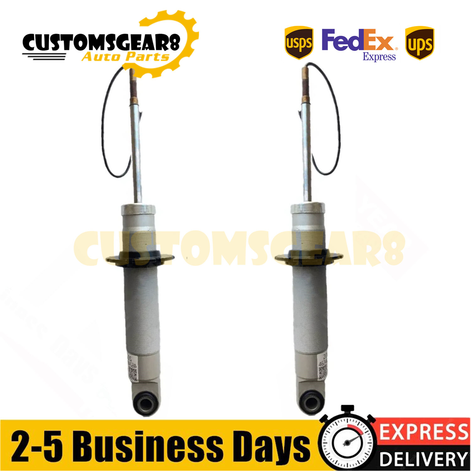 2x Rear Shock Absorbers Struts Fit Ferrari 612 Scaglietti Sessanta 05-11 190366