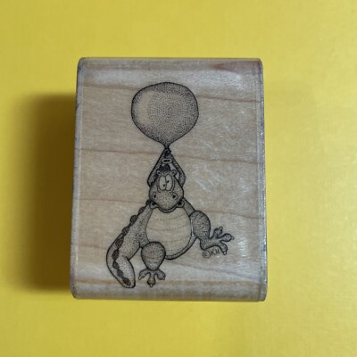 Dragon Balloon Rubber Stamp P