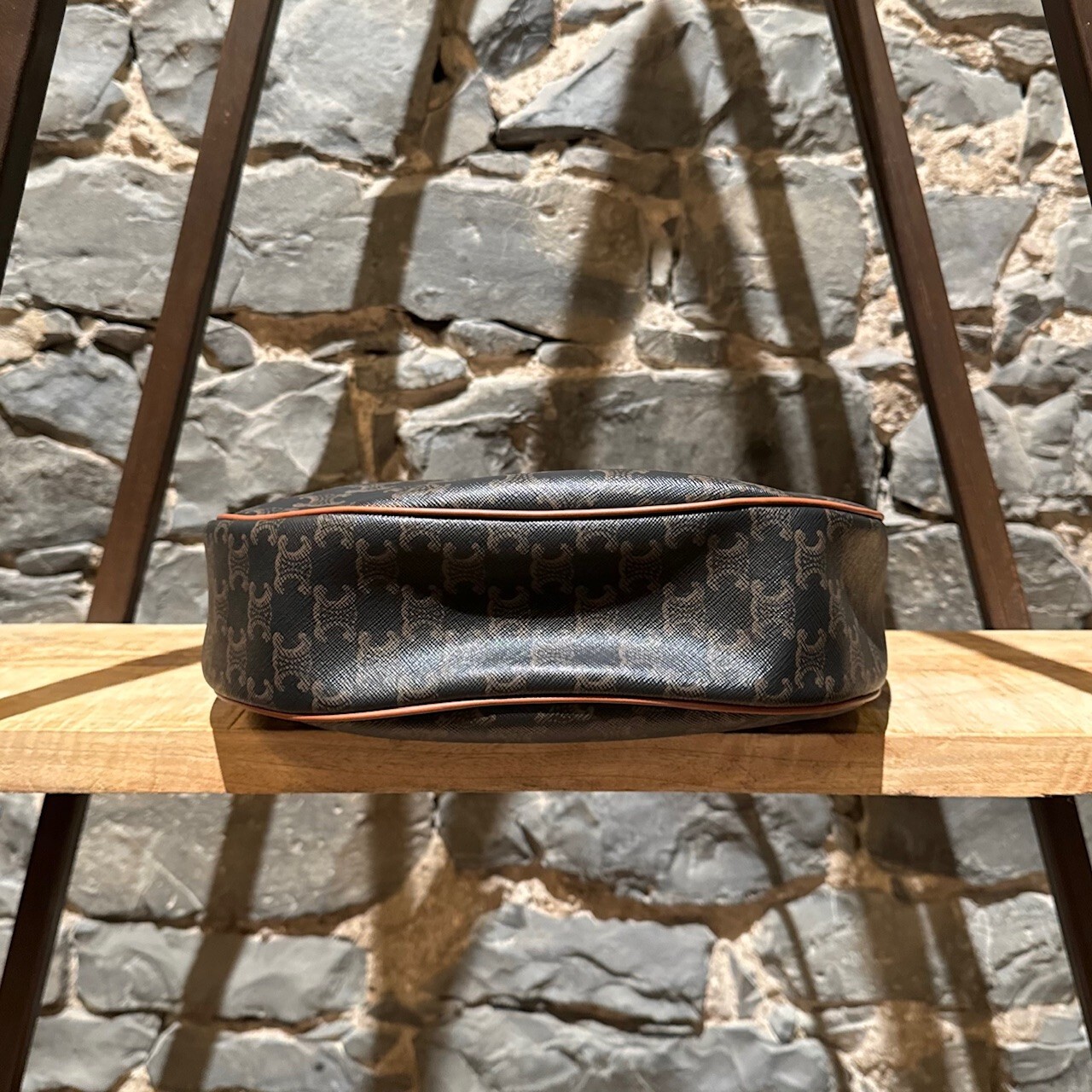 Celine Triomphe Print Medium Heloise Shoulder Bag - image 4