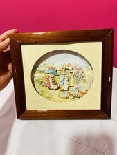 vintage beatrix pottor framed pic 1991