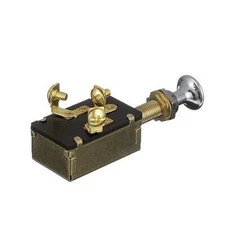 Seachoice 11911 Heavy Duty Brass 6V Off/On/On 3-Position Push-Pull Switch