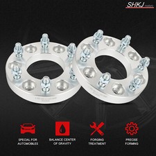 Pair 1 Inch Wheel Spacers 6x135mm To 6x5.5 For Ford F-150 Expedition Mark Lt Pair 1 Inch Wheel Spacers 6x135mm To 6x5.5 For Ford F-150 Expedition Mark Lt