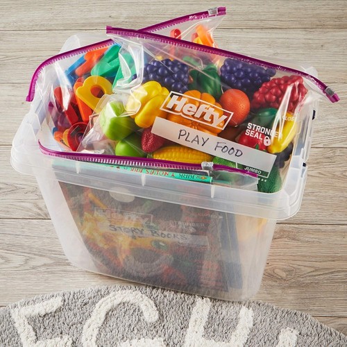 Hefty Slider Jumbo Storage Bags, 2.5 Gallon Size, 12 Count - Picture 5 of 5