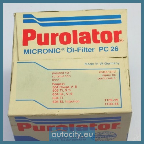 PUROLATOR PC26 Olfilter - Picture 2 of 2