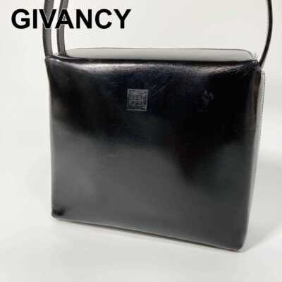 GIVENCHY 4GLogo Formal leather Handbag 黒 GIVENCHY Handbag Formal 4G Logo Leather Black Women's USED