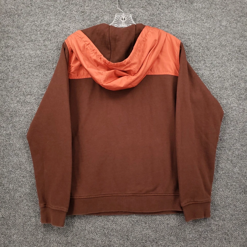 Volcom Sudadera con Capucha Juvenil XL Extra Grande Niños Marrón Infinito Snap Pullover Sudadera Foto 2 de 4