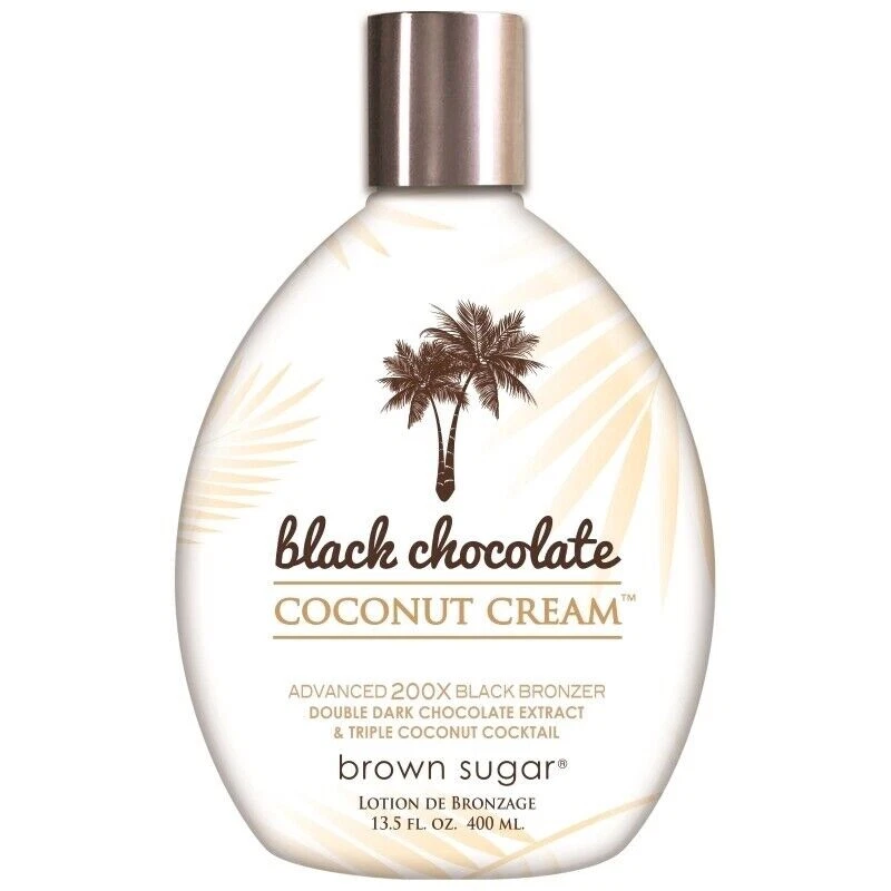 TAN INCORPORATED BLACK CHOCOLATE COCONUT CREAM TAN INC BROWN SUGAR BLACK CHOCOLATE COCONUT CREAM SUNBED TANNING LOTION + GIFT
