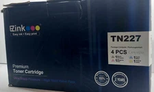 (4 Pack) EZink Premium Toner Cartridge TN-227 Compatible with Brother TN227