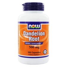 NOW Foods Dandelion Root 500 mg., 100 Capsules