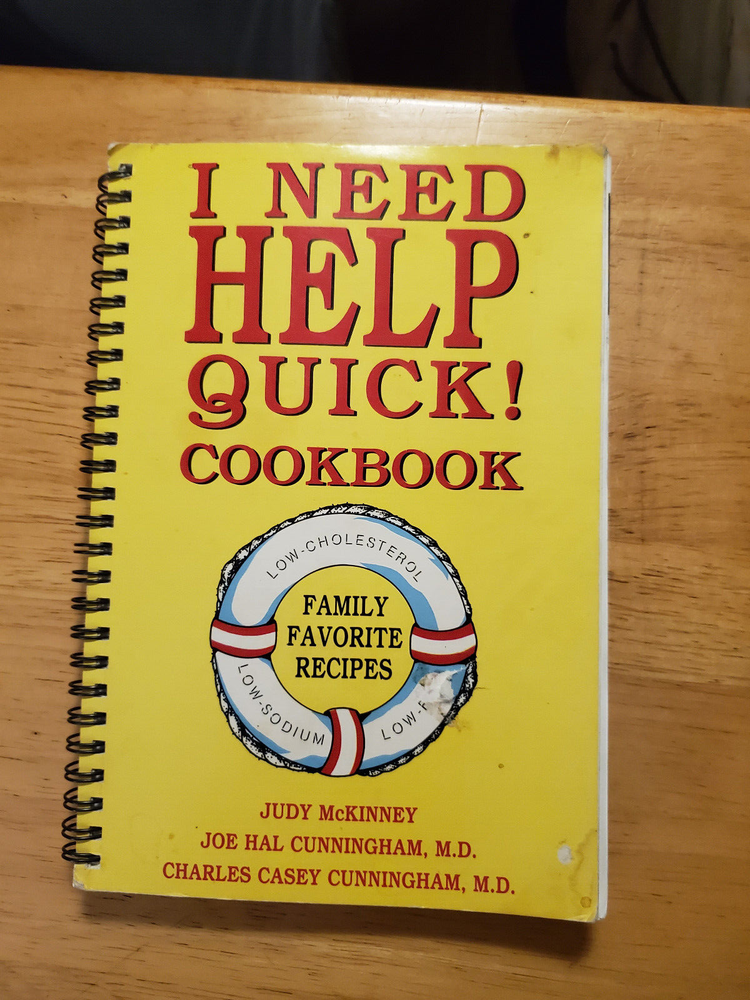 I Need Help Quick Cookbook