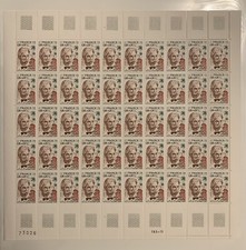 Timbre-Feuille-1824 1975-Docteur Schweitzer