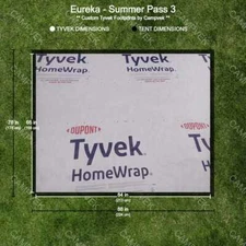 Tyvek Footprint for the Eureka Summer Pass 3 Tent