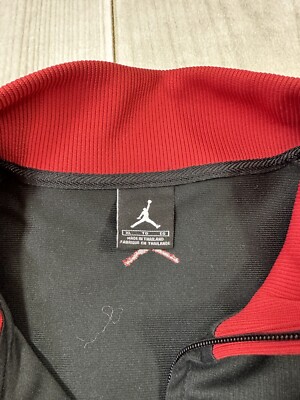 Nike Air Jordan Jumpman Men's XL Track Jacket Black Red Nike Air Jordan Jumpman Men's XL Track Jacket Black Red