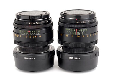 HELIOS 44-2 2/58 MFT M43 M4/3 mount Panasonic, Olympus BMPCC