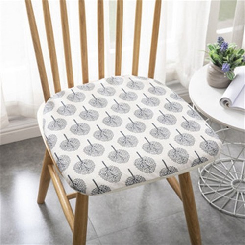 Home Stool Cushion Horseshoe-Shaped Non-Slip Four Seasons Nordic Linen Chair - Picture 7 of 24
