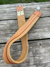 Whitman 52" padded / shaped leather English girth US made NWOT