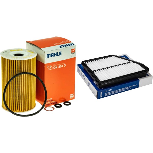 Mahle / Knecht Set Filterpaket Luftfilter LX 1840 ÖLfilter OX 351D-image