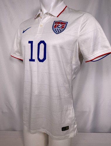 Landon Donovan #10 USMNT Nike White 2014 Team Issued Jersey Men's LARGE - Picture 13 of 18