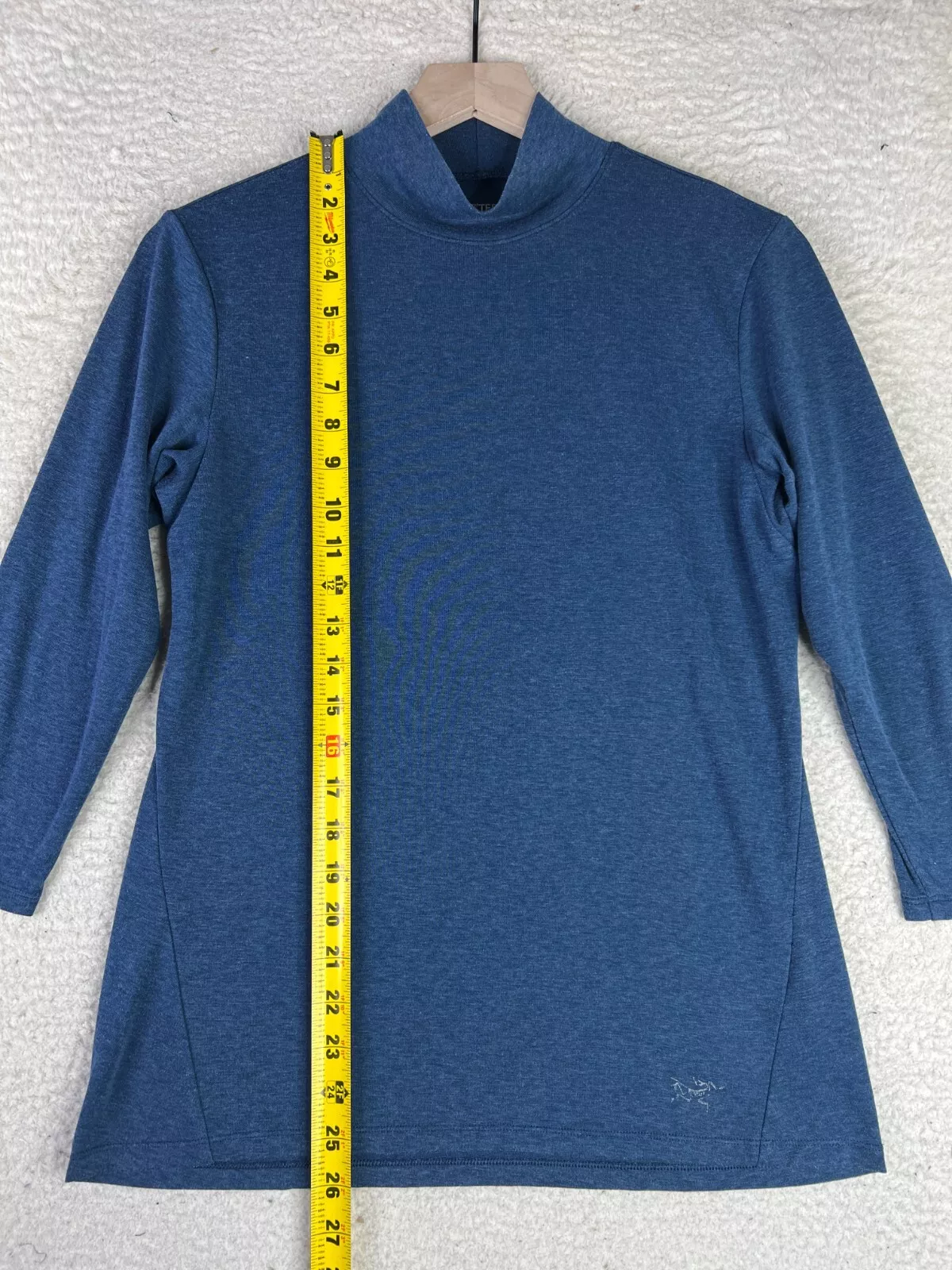 arcteryx lumin mock neck 3/4 sleeve base-layer