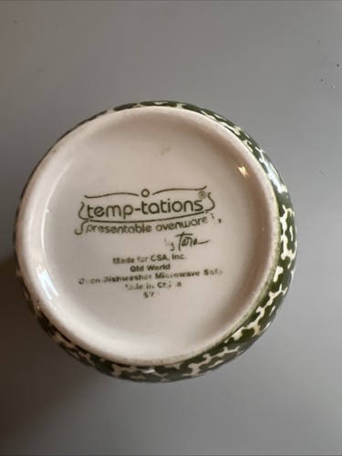 Temptations By Tara Old World Green Sugar & Creamer Set - Picture 6 of 6