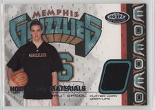 2001-02 NBA Hoops Hot Prospects Hoops Hot Materials Pau Gasol #HMPG HOF 1hs2