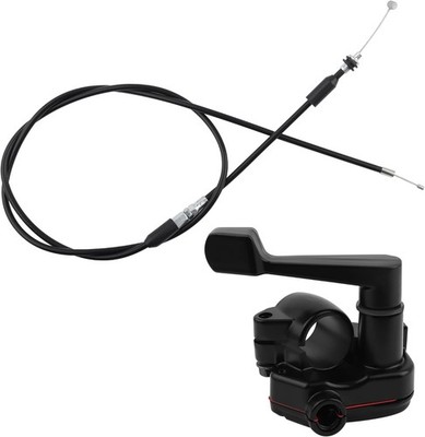 7/8'' 22mm Thumb Throttle Kit with Throttle Cable,Aluminum Motorcycle/Mini Bike