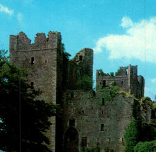 Vintage Card Castle Bolton Wensleydale North Yorkshire England United Kingdom