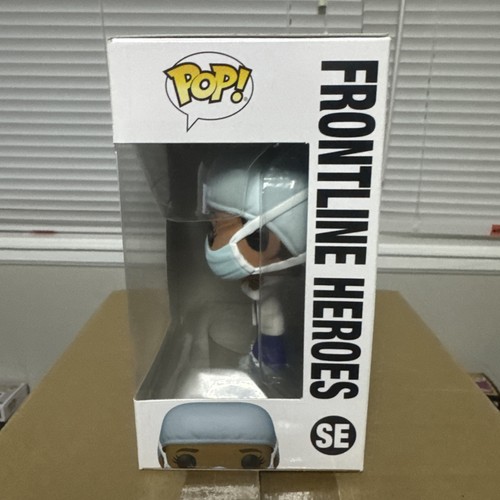 Funko Pop! Special Edition: Frontline Heroes - Female Blue Scrubs - Damaged Box - Picture 4 of 6