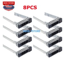 8X 2.5" Hard Drive Tray Caddy for DELL DXD9H Gen14 R640 R740 R740xd R940 R940XD