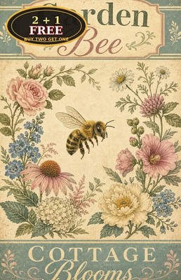 retro_bee_blooming_flowers_signs_dcor