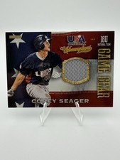 2013 Panini USA Baseball Champions - Game Gear Jerseys Corey Seager #52 (MEM,...