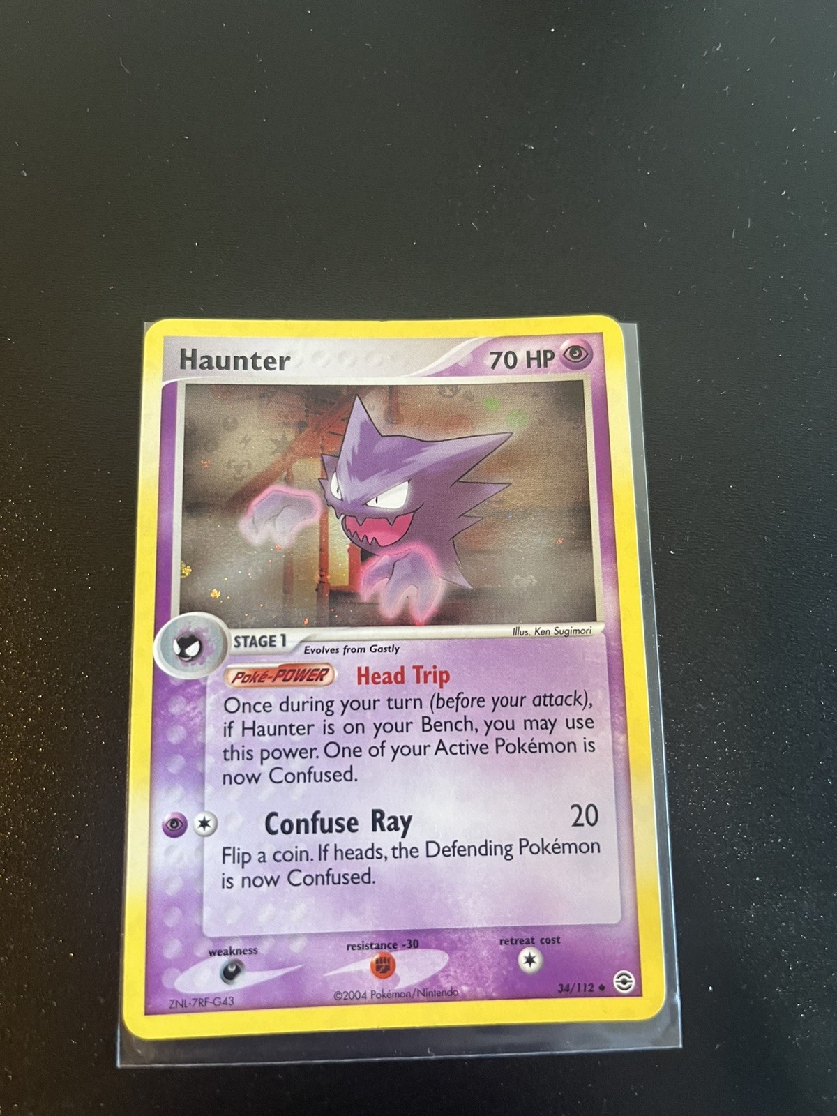 Pokémon Haunter 34/112 FireRed & LeafGreen Reverse Holo LP +