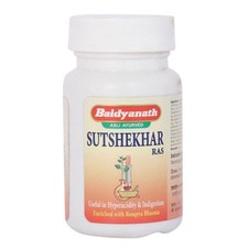 2 x Baidyanath Sutshekhar Ras Tablet 40 Tabets Complete Ayurvedic Formula
