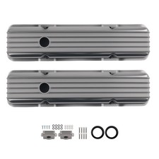 Aluminum Valve Covers For Chevy Sbc 283 302 305 327 350 400 Polished Short