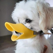 Dog Silicone Duck Muzzle for Pet anti Bite Stop Barking Small Large Dog Mask Pet