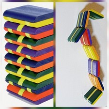 Zauberschlange aus Holz Klapperschlange Holzschlange bunt Zaubertrick Schlange