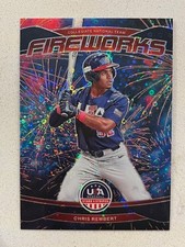 CHRIS REMBERT 2026 Panini USA Baseball Stars & Stripes Fireworks BLACK DISCO 1/1